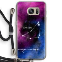 Sterrenbeeld - Donker: Samsung Galaxy S7 Transparant Hoesje met koord