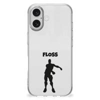 iPhone 16 Telefoonhoesje met Naam Floss