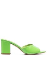 Paris Texas mules Anja en cuir - Vert - thumbnail