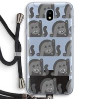 Cats: Samsung Galaxy J5 (2017) Transparant Hoesje met koord