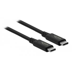 DeLOCK 86979 USB-kabel 0,8 m USB4 Gen 3x2 USB C Zwart