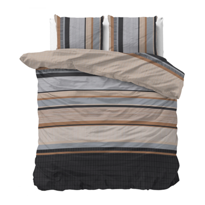 Dekbedovertrek Strepen 240x200 Cm Sleeptime - Dekbed-Discounter.nl