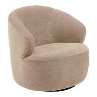 by fonQ Hug Draaibare Fauteuil - Chenille - Cappuccino