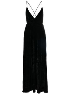 Ulla Johnson robe Lavinia à coupe longue - Noir