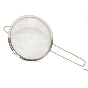 Keuken vergiet - edelstaal - 26 cm - met handvat - zeef koken - Keuken/koken benodigdheden - Zeven/v