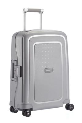Samsonite S&apos;cure Spinner 55cm Zilver
