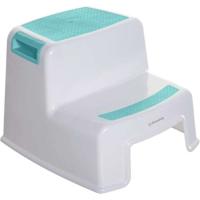 Opstapje - DREAMBABY - 2 UP - Antislip en gestructureerd - Tot 80 kg voor kinderen en volwassenen - Aqua