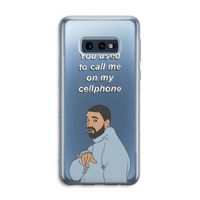 Hotline bling: Samsung Galaxy S10e Transparant Hoesje