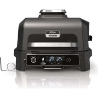Elektrische barbecue en rookoven met thermometer - NINJA - Woodfire Pro XL - OG850EU - Buitenbarbecue en airfryer