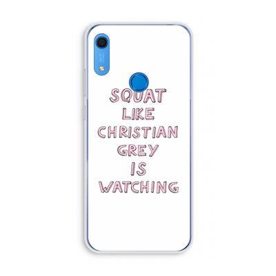 Christian Grey: Huawei Y6s Transparant Hoesje