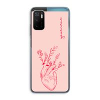 Blooming Heart: Xiaomi Poco M3 Pro 5G Transparant Hoesje