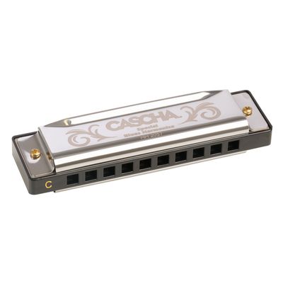Cascha HH 1620 Special Blues mondharmonica set (DE/EN/FR/ES) met lesboek