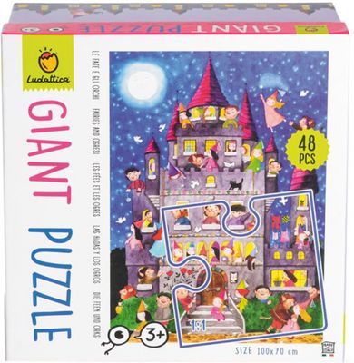 Ludattica legpuzzel Giant Puzzle Fairies & Orcs 48 stukjes