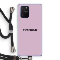 kwetsbaar: Samsung Galaxy Note 10 Lite Transparant Hoesje met koord - thumbnail