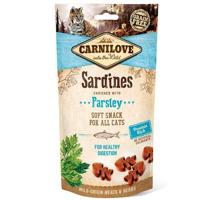CARNILOVE Semi-Moist Snack Sardines & Parsley - Kattensnoepje met sardines en peterselie - 50 g