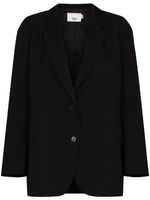 The Frankie Shop blazer oversize Bea à simple boutonnage - Noir - thumbnail