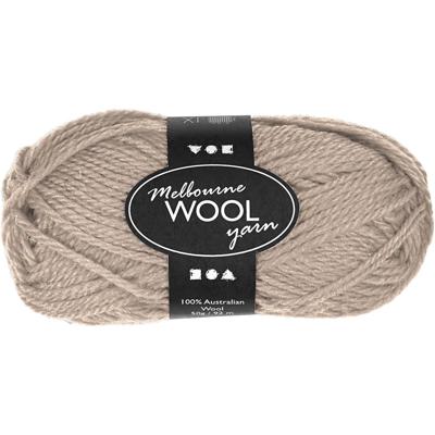Creativ Company Melbourne wolgaren, l: 92 m, beige, 50 gr/ 1 bol