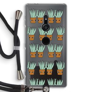 Sansevieria: Sony Xperia XZ2 Transparant Hoesje met koord