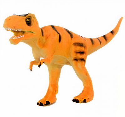 Jonotoys speelfiguur Dinosaurus T Rex 15 x 6 x 10 cm oranje Jonotoys speelfiguur Dinosaurus T Rex 15 x 6 x 10 cm oranje