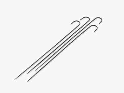 Barebones Cowboy Cooking Skewer/Vleespennen Set/4 Bestek