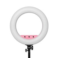 Caruba RGB Round Vlogger 18 inch LED set met tas roze Caruba RGB Round Vlogger 18 inch LED set met tas roze