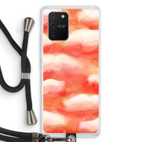 Lichte Wolken: Samsung Galaxy S10 Lite Transparant Hoesje met koord