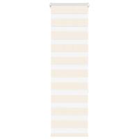 VidaXL Zebra blind 40x150 cm stofbreedte 35,9 cm polyester marmerbeige