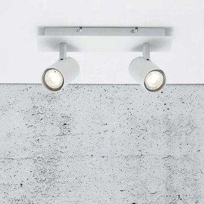 Plafondspot wit &apos;Frida&apos; Nordlux wit led lamp 2x GU10 verstelbaar modern 29 cm