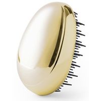 Handbagage haarborstel anti-klit goud 9 cm   - - thumbnail