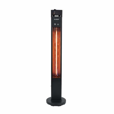 EuromQ-Tower 2000 RCD Terrasverwarmer Zwart