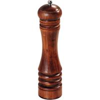 Kesper pepermolen - zoutmolen - donkerbruin beukenhout - 26 cm - verstelbare maling