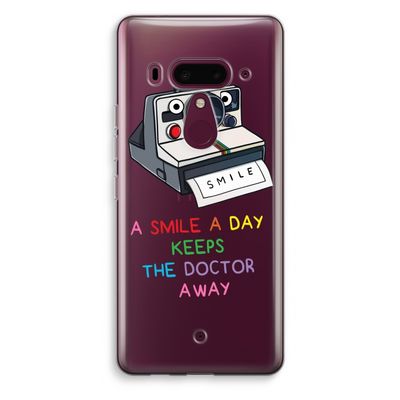 Smile: HTC U12+ Transparant Hoesje