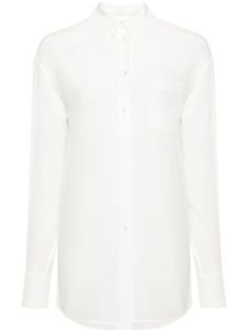 Sportmax crepe de chine silk shirt - Blanc