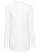 Sportmax crepe de chine silk shirt - Blanc