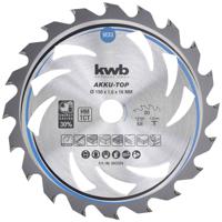kwb 583354 Hardmetaal-cirkelzaagblad 150 x 16 x 1.0 mm Aantal tanden: 20 1 stuk(s)