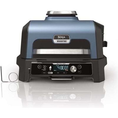 Elektrische barbecue met roker en thermosonde - NINJA - Woodfire Pro Connect XL - OG901EU - Woodfire pellets