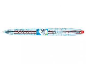 Pilot B2P Gel Intrekbare pen met clip Rood