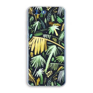 Tropical Palms Dark: Honor 10 Transparant Hoesje