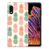 Samsung Xcover Pro | Siliconen Case | Ananas
