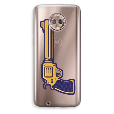 Pew Pew Pew: Motorola Moto G6 Transparant Hoesje
