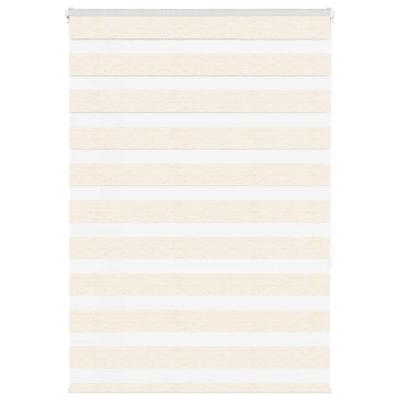 VidaXL Zebra rolgordijn 115x150 cm stofbreedte 110,9 cm marmerbeige