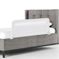 Bedhek voor Peuters 100 cm Opvouwbaar Babybedhek met Afneembare en Wasbare hoes Wit