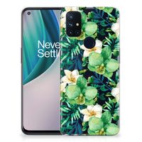 OnePlus Nord N10 5G TPU Case Orchidee Groen