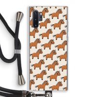 Pony: Samsung Galaxy Note 10 Plus Transparant Hoesje met koord