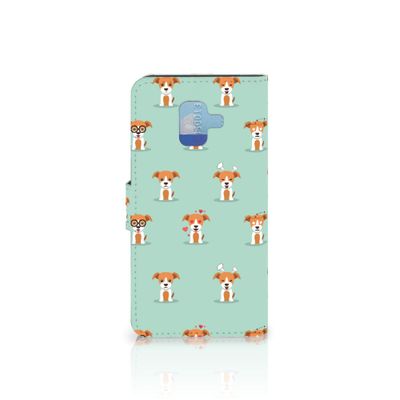 Samsung Galaxy A6 2018 Telefoonhoesje met Pasjes Pups