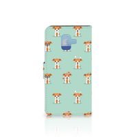 Samsung Galaxy A6 2018 Telefoonhoesje met Pasjes Pups - thumbnail