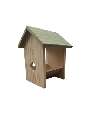 Pindakaaspothouder hout 16 cm Pindakaaspothouder hout 16 cm