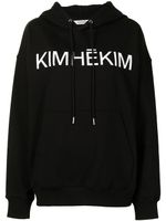 Kimhekim hoodie à logo imprimé - Noir