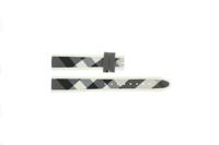 Horlogeband Burberry BU1904 Leder Multicolor 16mm