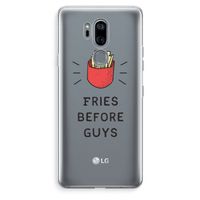 Fries before guys: LG G7 Thinq Transparant Hoesje